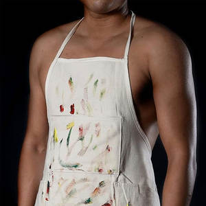 AQDAS INDUSTRIES AI-DA-012 Delantal sin mangas para limpieza de cintura, material de algodón/poliéster - Product Image 4