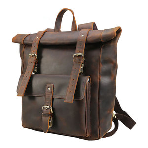 Wholesale Genuine 100% <b>Leather</b> Waterproof <b>Laptop</b> <b>Backpack</b> For Online Sale Trending Affordable Price <b>Leather</b> <b>Backpack</b> - Product Image 4