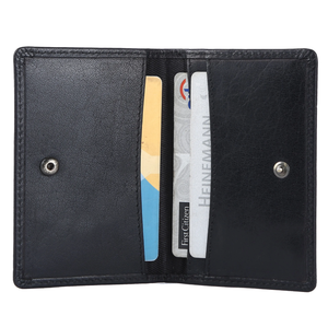 High Quality Custom Men's Genuine Leather <b>Wallet</b> Lightweight Mini Smart Slim Design with Card <b>Holder</b> Fold Closure Short Length - Product Image 1