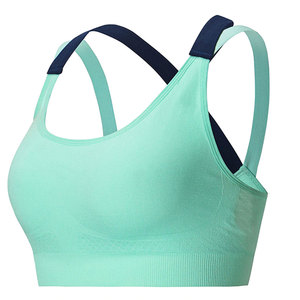 High Support Seamless Women Sports Bra Gym Workout Yoga <b>Running</b> Fitness <b>Padded</b> Adjustable Straps Breathable Athletic - Product Image 1