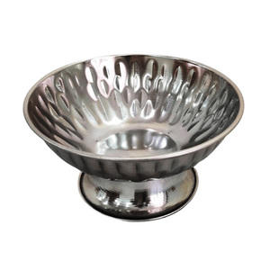 Moderno Tazón para Servir de Acero Inoxidable Hecho a Mano - Vajilla Dorada Pulida de Primera Calidad - Contenedor de Lujo para Ensaladas y Frutas, Apto para Alimentos, Ideal para Fiestas - Product Image 2
