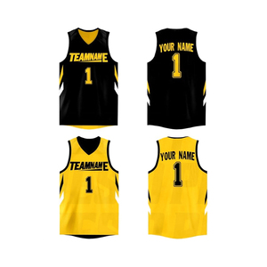 Camiseta de Baloncesto de Malla de Poliéster de Calidad Superior en Oferta, Camisetas de Baloncesto con Nombre de Equipo Impreso OEM, Sublimación y Bordado - Product Image 1
