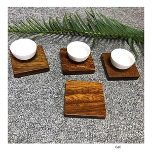 Modern High Quality Handmade Wooden Coasters with Bone Inlay Design 5mm Thickness Eco-Friendly for Home & Weddings - Product Image 6