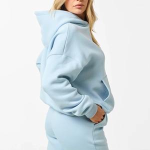 Conjunto de Sudadera con Capucha para Mujer, Talla Grande, Modelo 2026, Tres Piezas: Sudadera con Capucha + Chaleco + Pantalones, Estilo Casual, Top Corto - Product Image 3