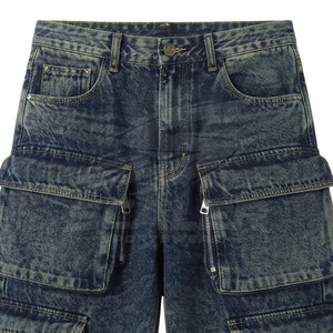 Pantalones Cargo Rectos Transpirables y Ecológicos para Hombre, de Larga Duración, con Múltiples Compartimentos para Bolsillos, Ideales para Entrenamientos Casuales - Product Image 5