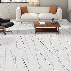 กระเบื้องปูพื้นและผนังภายในอาคาร Marquina White Endless Matte Porcelain ดีไซน์ทันสมัย กันลื่น ทนกรด ขนาดใหญ่ - Product Image 1