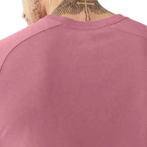 เสื้อยืดคอกลมผ้าฝ้าย 100% แห้งเร็ว ทรงหลวม พิมพ์โลโก้ได้ สวมใส่สบาย เหมาะกับกีฬา ความยาวเหนือเข่า ระบายอากาศได้ดี สำหรับผู้ชายไซส์ใหญ่  แบบ unisex - Product Image 5