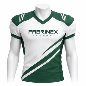 Uniforme de Fútbol Americano Transpirable de Talla Grande, Unisex, Diseño Sublimado Personalizable de 2 Tonos, 100% Poliéster de Secado Rápido - Product Image 5