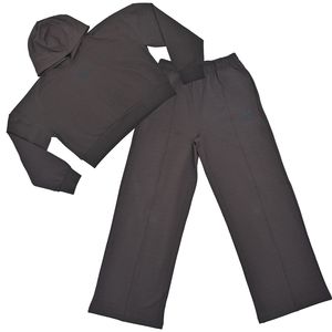 Conjunto de Sudadera y Pantalones de Chándal Oversize de Algodón 100% con Hombros Caídos, Botones, Estilo Vintage y Ajuste Holgado para Invierno - Product Image 1