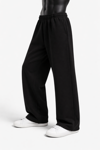Unisex Loose Wide Leg <b>Lounge</b> Pants Elastic Waist Casual Trousers Wholesale Customization Supplier Bulk Production - Product Image 3