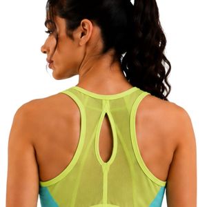Camiseta Deportiva sin Mangas para Mujer, Color Verde Lima, para Yoga, Fitness, Entrenamiento, Running, Gimnasio, Ropa Deportiva de Secado Rápido, Chaleco Atlético con Logotipo Personalizado - Product Image 6