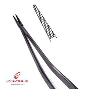 Portaagujas intranasal Tebbetts con mordaza dentada de carburo de tungsteno, instrumento quirúrgico - Product Image 2