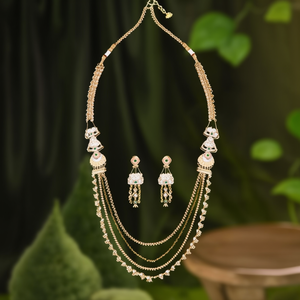 Conjunto de Collar de Moda con Perlas y Piedras POTASSIUM-10575498GR - Product Image 3