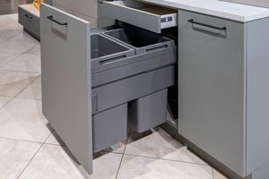 Precio de Fábrica, Último Modelo de Muebles de Cocina Modernos Completos en MDF Blanco con Características de Fácil Limpieza e Instalación - Product Image 4