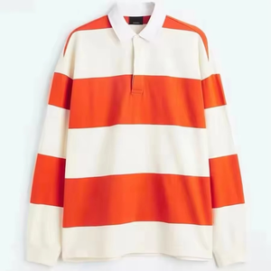 เสื้อโปโลเจอร์ซีย์กีฬาแขนยาวระบายอากาศได้ดี สกรีนโลโก้ตามสั่ง สำหรับผู้ใหญ่ ปรับแต่งเป็นชุดทีมได้ - Product Image 3