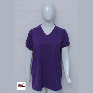 Camiseta al por mayor de nueva moda para mujer, de alta calidad, con logo personalizado, ecológica, unisex, lisa, para mujer - Product Image 4