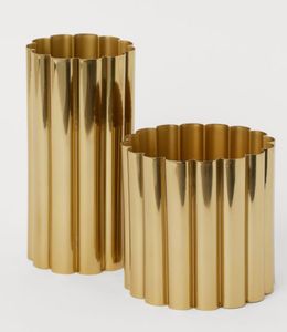 Nuevo Modelo de Maceta Metálica con Soporte Dorado, Diseño Circular, Macetas de Interior, Juego de Diseño Minimalista - Product Image 2