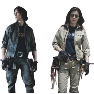 OFERTA BURTLE 671 Chaqueta 672 Pantalones Cargo Tejido Elástico de Secado Rápido Poliéster/Algodón Conjunto de Ropa de Trabajo Unisex para Todas las Estaciones Directo de Japón - Product Image 2