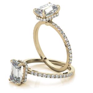 แหวนเพชรแล็บโกรว์ทรงเรเดียนท์คัท ดีไซน์ฮาโล ทองคำแท้ 18k  พร้อมใบรับรอง IGI สำหรับผู้หญิงและเด็กผู้หญิง - Product Image 2