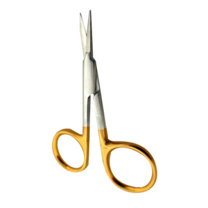 Tijeras de Cejas Premium de Acero Inoxidable con Hoja Recta para Diestros, Mango de Plástico, Afiladas y Multiusos - Product Image 1