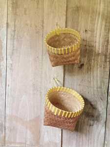 Handmade <b>Mini</b> Bamboo Rice Basket Eco Friendly Gift <b>Box</b> Natural Woven Bamboo Packaging Basket OEM Supplier Vietnam - Product Image 5