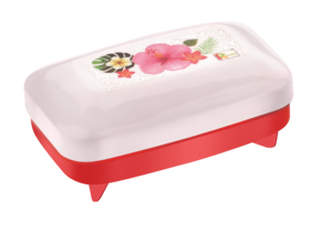 <b>Plastic</b> Soap Dish With Lid Waterproof Modern Bath Accessory - Product Image 3