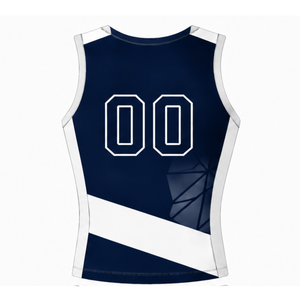 Camiseta de Fútbol Azul Marino sin Mangas, Uniforme Deportivo, Ropa de Entrenamiento de Equipo, Ropa Personalizada, Ropa de Alto Rendimiento - Product Image 2