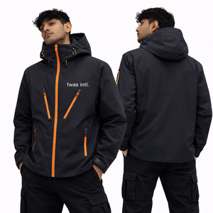 High Quality Outdoor Waterproof <b>Black</b> <b>Windbreaker</b> Jacket Summer <b>Windbreaker</b> Fleece Lined Polyester Softshell b2b men's jackets - Product Image 1