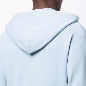 Nouveauté en promotion : Sweat à capuche zippé pour homme, hiver, couleur unie, haute qualité, écologique, respirant, séchage rapide, coton/polyester - Product Image 5