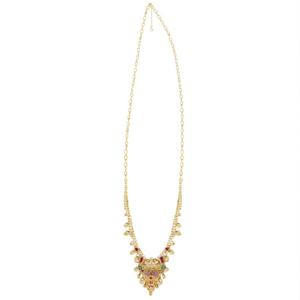 18K Gold Plated Temple Style Matte Hip Chain Body Jewelry for Party - Product Image 2