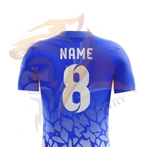 ชุดเสื้อฟุตบอลโพลีเอสเตอร์แห้งเร็ว ระบายอากาศได้ดี น้ำหนักเบา เป็นมิตรกับสิ่งแวดล้อม สำหรับฝึกซ้อมระดับมืออาชีพ แบบสั่งทำพิเศษด้วยเทคนิคการพิมพ์แบบซับลิเมชั่น - Product Image 5