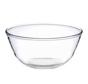 Ensemble de bols de service en verre poli écologiques, bols à salade en verre transparent en gros, fournisseur de vaisselle pour fêtes - Product Image 1