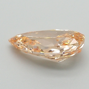 Diamant de laboratoire certifié IGI, fantaisie orange-jaune, taille poire, diamant non monté pour la vente en gros de bijoux fins - Product Image 3