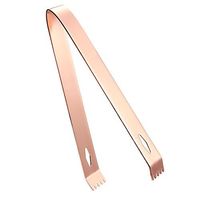 Pince à glace festonnée en cuivre de style artisanal vintage, ustensile de cuisine de qualité supérieure, design élégant et ergonomique