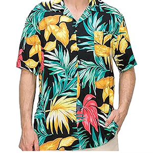 Camisas Hawaianas de Manga Corta para Hombre, Casuales de Verano, de Satén Transpirable, con Doble Botonadura, Impresión por Sublimación, Ecológicas - Product Image 5