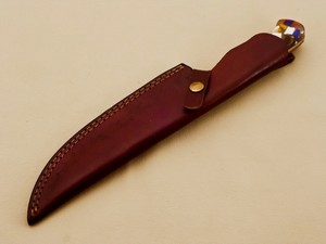 Juego de Cuchillos de Chef Hechos a Mano de Acero Damasco de Alta Calidad, Mango de Resina Ambidiestro, Material Inoxidable, Patrón Hermoso para Uso en la Cocina - Product Image 3