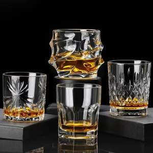 Verres à whisky, verres à whisky à base de verre, verres à cocktail, verres à scotch, à bourbon, à gin, à vodka, à <span class=keywords><strong>brandy</strong></span> – Cadeau pour les amateurs de scotch - Product Image 3