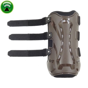 Brown Neoprene PU Shell Horse Racing Tendon <b>Boots</b> - Product Image 1