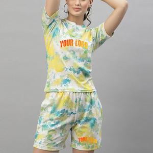 Conjunto de Shorts de Mezclilla Transpirable de Dos Piezas para Mujer, Verano, con Logotipo y Color Personalizados - Product Image 4