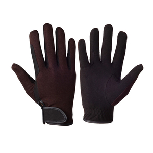 Gants d'équitation haut de gamme avec toucher doux, construction durable et adhérence fiable pour l'équitation et le travail en écurie - Product Image 1