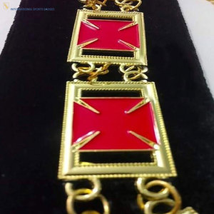 Exclusive Collection High Quality Embroidered Masonic Regalia Chain <b>Collar</b> Designed for Ceremonial Apparel and Formal Functions - Product Image 6