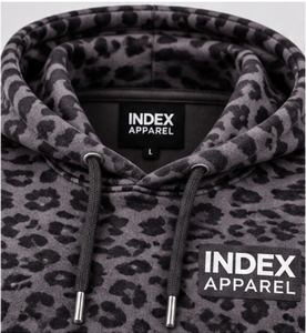 Sudadera con Capucha para Hombre, Estampado de Leopardo, Corte Regular, Felpa Francesa, Transpirable, con Bolsillos, Estilo Casual para Otoño, Marca Index Apparel - Product Image 3