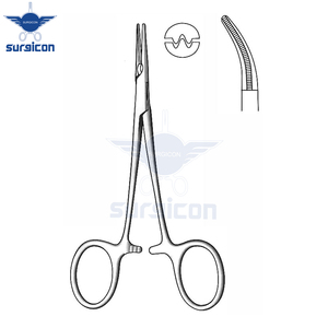 Pinzas Hemostáticas Mosquito de 12.5 cm (5 Pulgadas), Curvas, Atraumáticas, con Dientes Serrados, de Acero Inoxidable Premium, Pinzas Quirúrgicas Hemostáticas - Product Image 3
