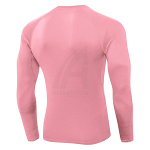 เสื้อยืดคอมเพรสชั่นผู้ชาย สำหรับออกกำลังกาย ยืดหยุ่น กระชับ เหมาะสำหรับวิ่ง ฟิตเนส เล่นกีฬา แห้งเร็ว ผลิตโดยอเล็กซานเดรีย อินดัสทรีส์ - Product Image 2