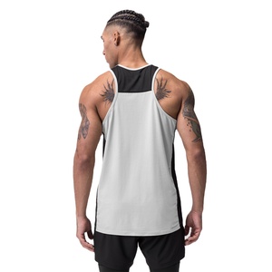 Débardeur pour homme de haute qualité, conçu sur mesure, 100% coton, séchage rapide, respirant, confortable, motif uni, pour la salle de sport, la remise en forme, décontracté - Product Image 3