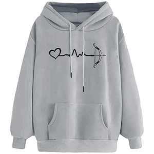 Sudaderas con Capucha Estampadas de Felpa Sólida, Casuales, 100% Algodón, para Mujer, Cálidas, con Forro Cálido, Material Transpirable, Casual - Product Image 2