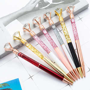 Bolígrafo Metálico Promocional Personalizado con Cristal Flotante y Diamantes, para Regalo de Chica, con Logotipo - Product Image 3