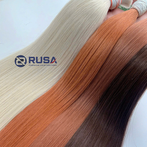 Extensiones de cabello liso vietnamitas al por mayor, textura y longitud de cabello personalizadas, de 10 a 34 pulgadas, alta calidad de fábrica. - Product Image 4