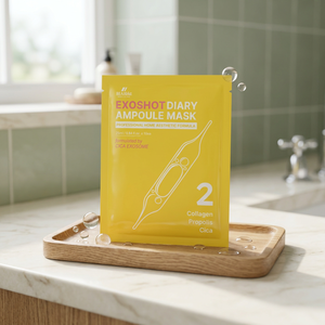 Bffect Exoshot Diary Ampoule Facial Sheet avec Cica Collagène Propolis pour éclaircir, hydrater et lutter contre le vieillissement - Product Image 3