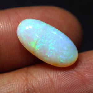 Ópalo Australiano Natural de 6 Quilates, Gema Suelta de Coober Pedy, Osam AA+++ Verde Fuego, Hecho a Mano para Joyería - Product Image 4